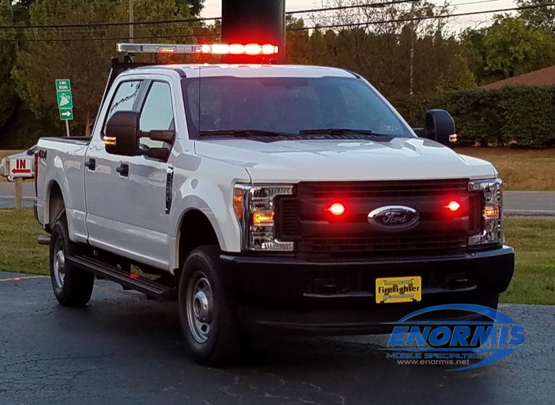 Ford F-250 XL Safety Accessories for Harborcreek Fire Department Chief