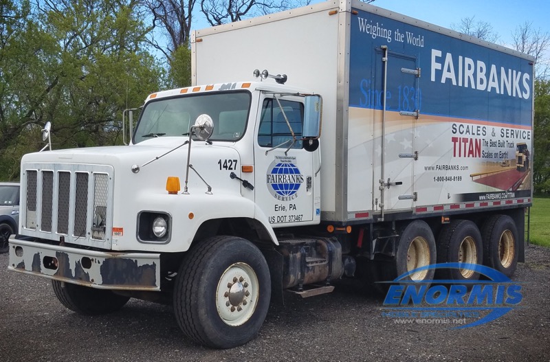 Client Adds Rearview Camera To 1993 International S8100 Box Truck